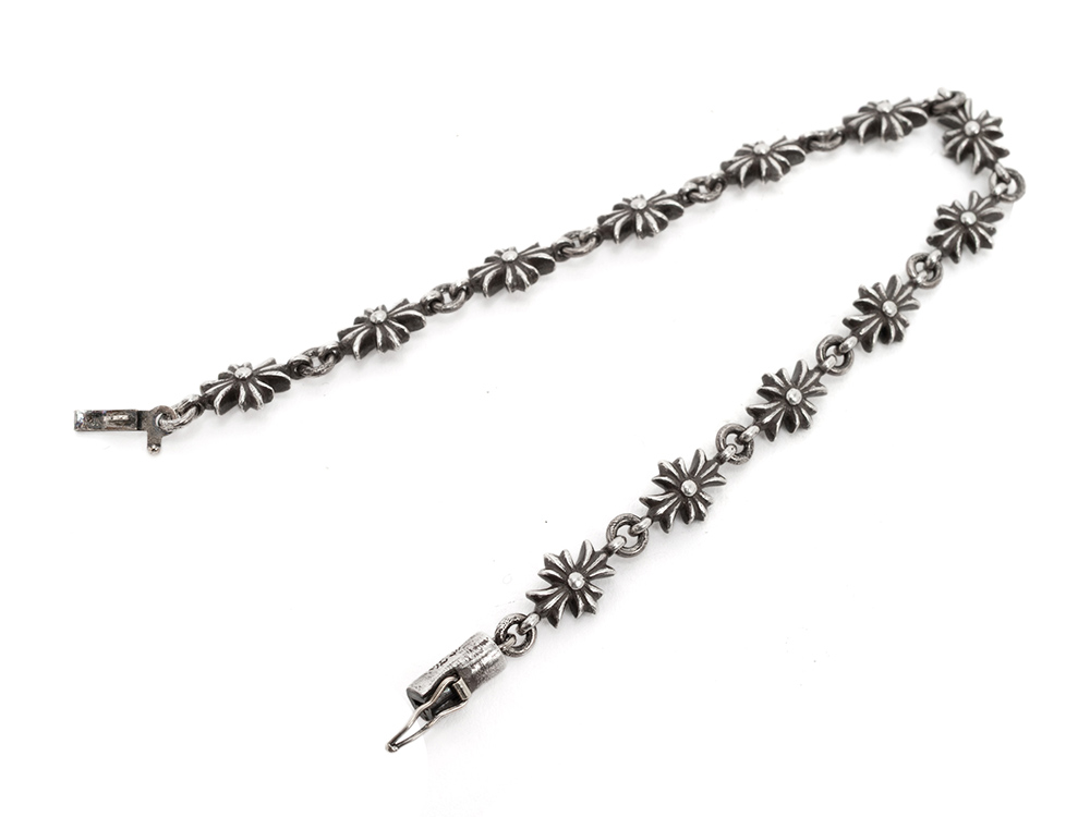 CHROME HEARTS タイニー SV925/14K Eチェーンプラス ブレスレット