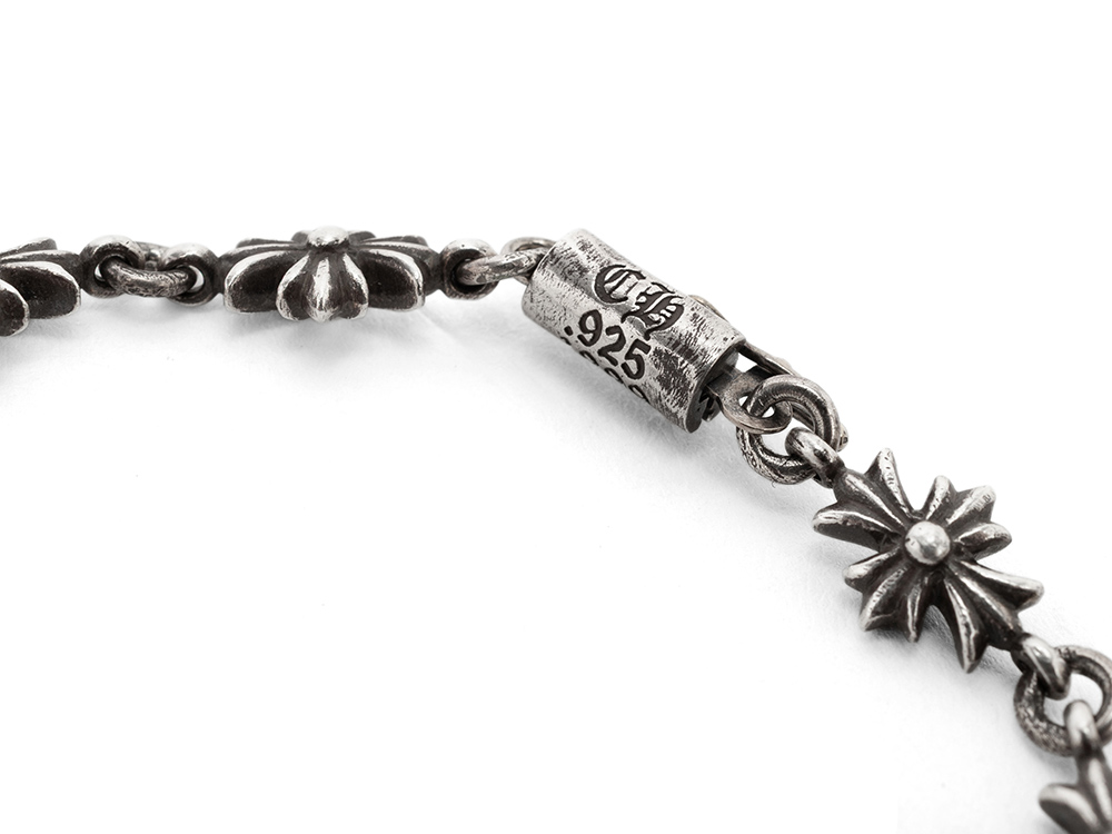 CHROME HEARTS タイニー SV925/14K Eチェーンプラス ブレスレット