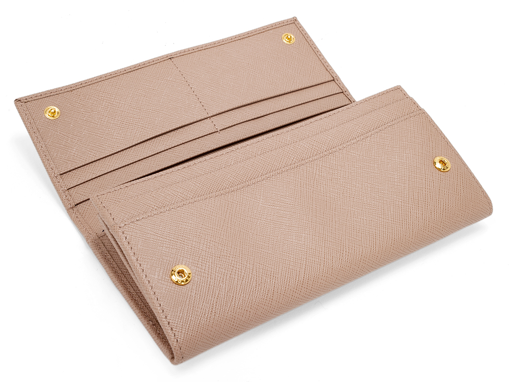 PRADA サフィアーノトライアングル 長財布 1MH132_QHH_F0236