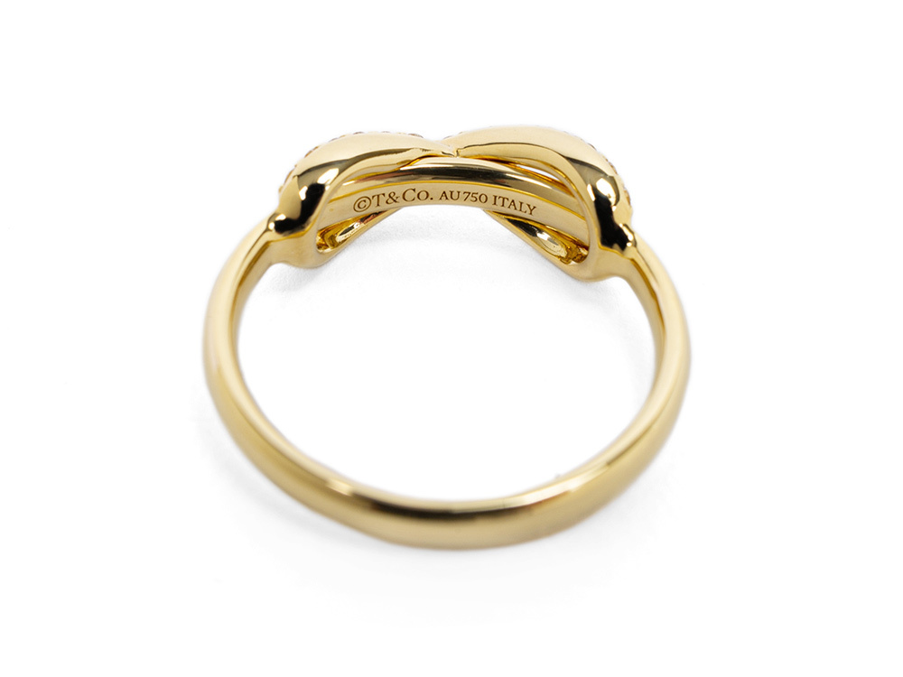 Tiffany ティファニー インフィニティリング Infinity Ring K18YG