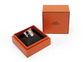 Hermès ニロティカス エクラ リング 53　箱付き HERMES 【新品】エルメス ニロティカス・エクラ リング シルバー