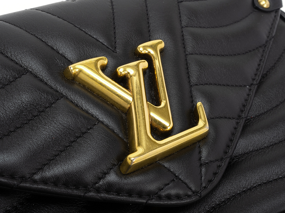 LOUIS VUITTON ニューウェーブ MM M51498 ノワール チェーンショルダーバッグ