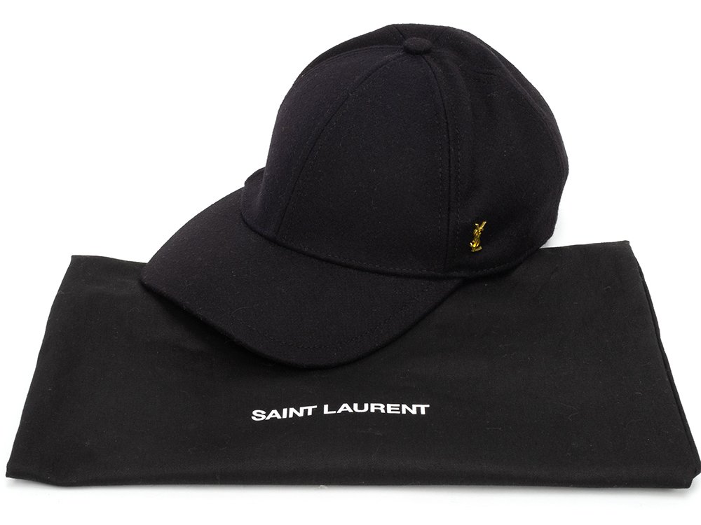 YSL ベースボールキャップ 706537 3YM16 フェルト #59【未使用】