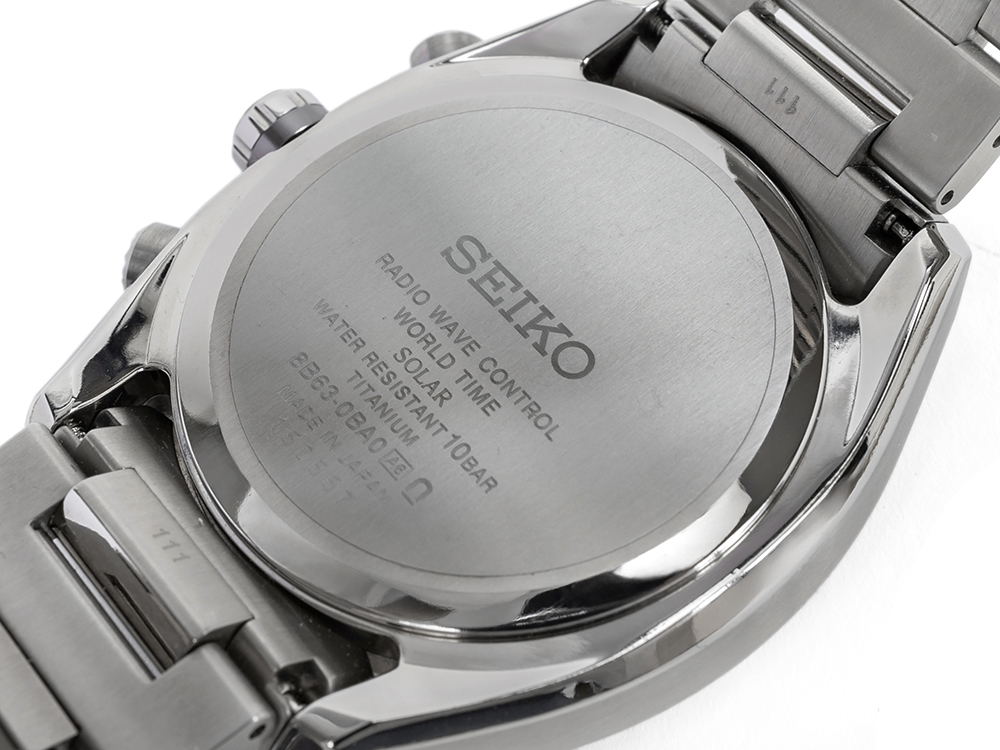 SEIKO ASTRON アストロン オリジン SBXY015 チタン 黒文字盤 ソーラー電波